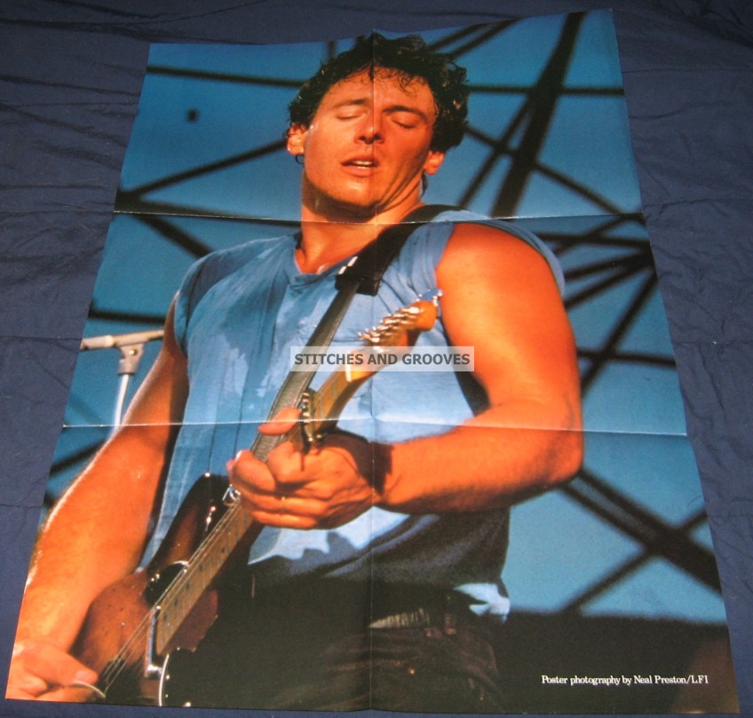Bruce Springsteen Glory Days 12 Uk Poster 2 Stitches And Grooves